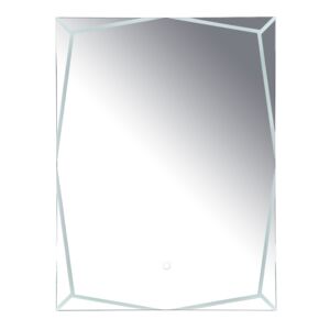 مرآة بضوء LED مقاس 80 × 60 سم، باللون الشفاف مرآة بضوء LED مقاس 80 × 60 سم، باللون الشفاف